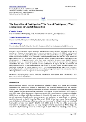 Research 2014 Imposition of Participation dewan buisson mukherji.pdf